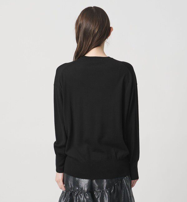 UNITED ARROWS「18G ウール クルーネック ニット ‐ウォッシャブル‐」|ニット・セーター|