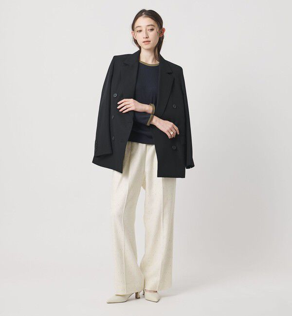 UNITED ARROWS「フラノ スパンコール イージー パンツ」|その他|