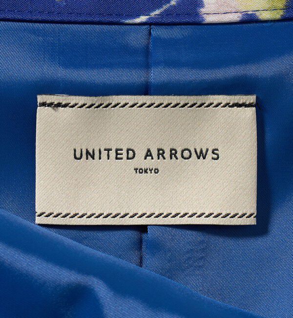 UNITED ARROWS「サテン コクーン プリント スカート ‐ウォッシャブル‐」|スカート|