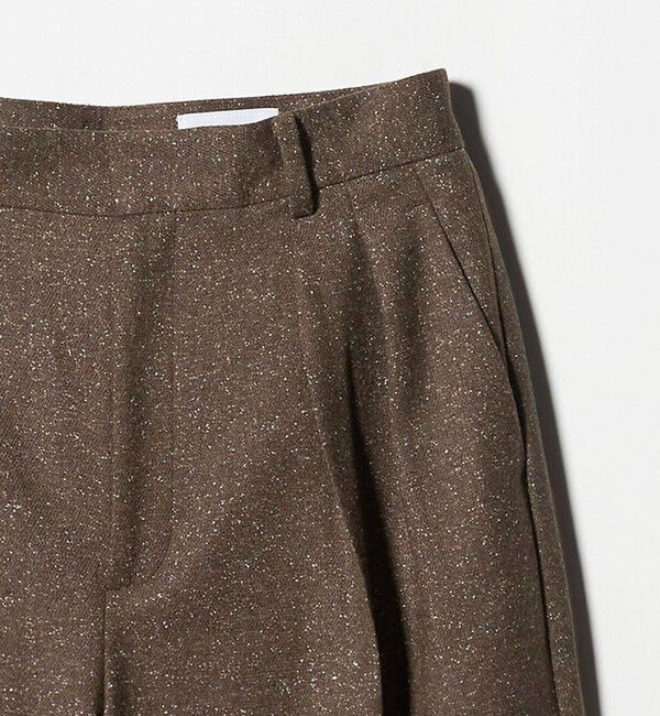 UNITED ARROWS「ツイードライク 2タック ワイド パンツ」|チノ|