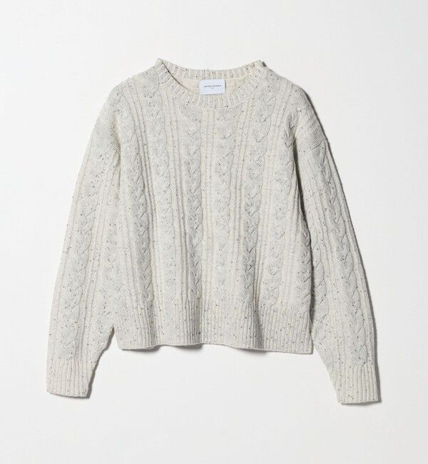 UNITED ARROWS「ミックス カラー ケーブル プルオーバー ニット」|ニット・セーター|