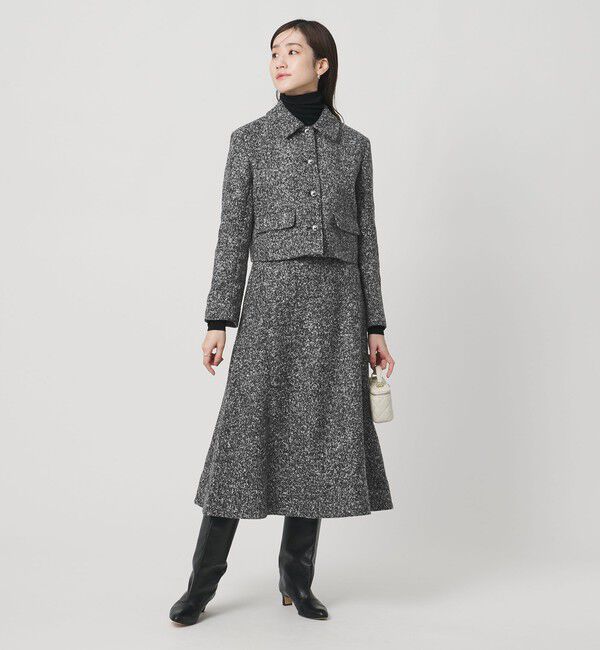 UNITED ARROWS「シルクネップ ツイードライク ジャケット」|テーラードジャケット|