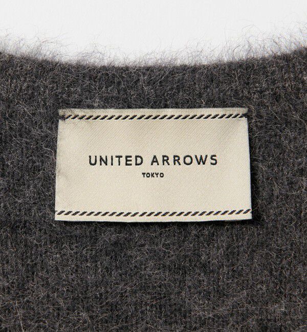 UNITED ARROWS「フォックスカシミヤ フリルコンビ ベスト」|ベスト・ジレ|