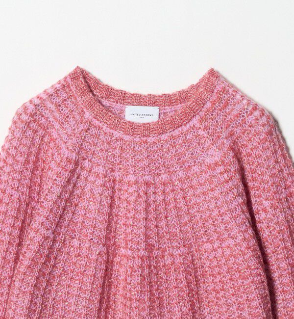 UNITED ARROWS「カラーミックス インレイド ニット」|ニット・セーター|