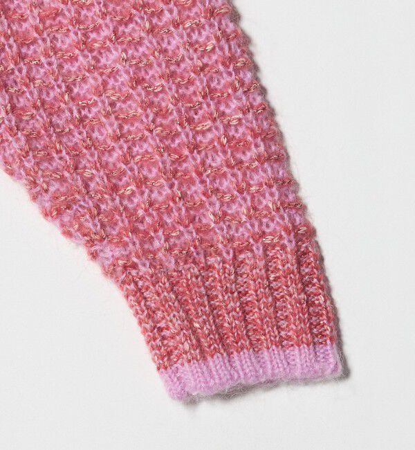 UNITED ARROWS「カラーミックス インレイド ニット」|ニット・セーター|