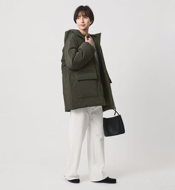 UNITED ARROWS「フーディド ダウンコート」|ダウン|