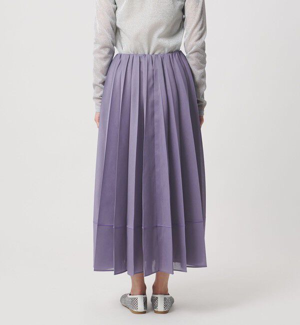 UNITED ARROWS「オーガンジー プリーツスカート」|スカート|