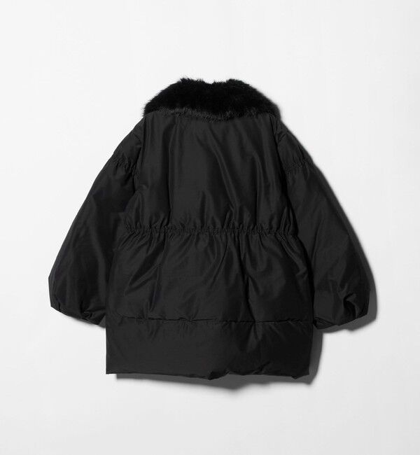 UNITED ARROWS「ペプラム ミドル ダウンコート」|ダウン|