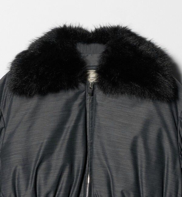 UNITED ARROWS「ペプラム ミドル ダウンコート」|ダウン|