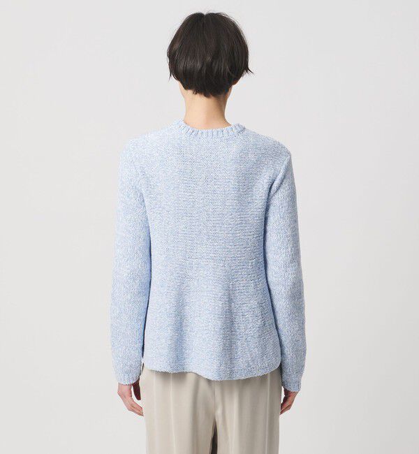 UNITED ARROWS「ミックスカラー ペプラム ニット ‐ウォッシャブル‐」|ニット・セーター|