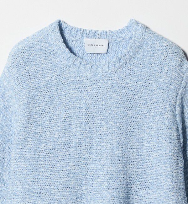 UNITED ARROWS「ミックスカラー ペプラム ニット ‐ウォッシャブル‐」|ニット・セーター|