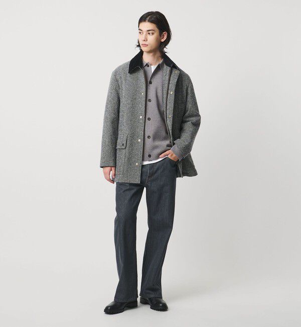 UNITED ARROWS「ウール カシミヤ スウェット ポロカラー カーディガン」|カーディガン|