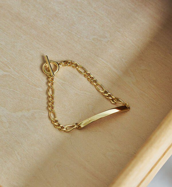 UNITED ARROWS green label relaxing「＜green label relaxing＞ID チェーン ブレスレット」|ブレスレット・バングル|GOLD