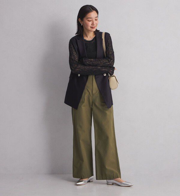 UNITED ARROWS green label relaxing「【WEB限定】＜at ease＞レース プルオーバー カットソー」|Tシャツ・カットソー|