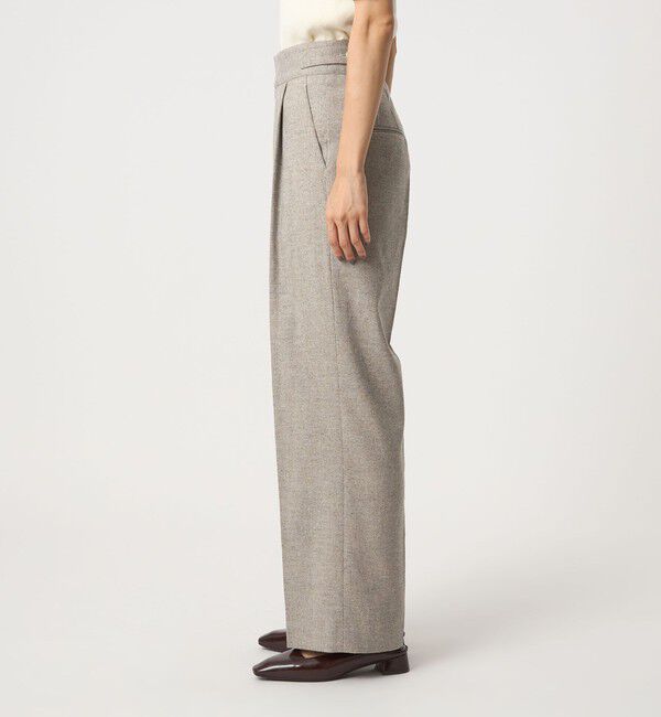 UNITED ARROWS green label relaxing「［size SHORTあり］メランジツイル パンツ -ウォッシャブル-」|スラックス|