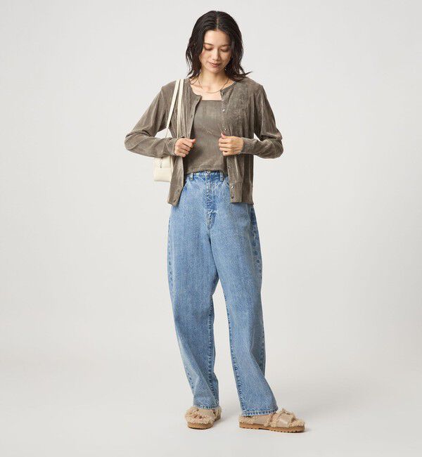 UNITED ARROWS green label relaxing「極みシアーフロッキーカーデ」|カーディガン|