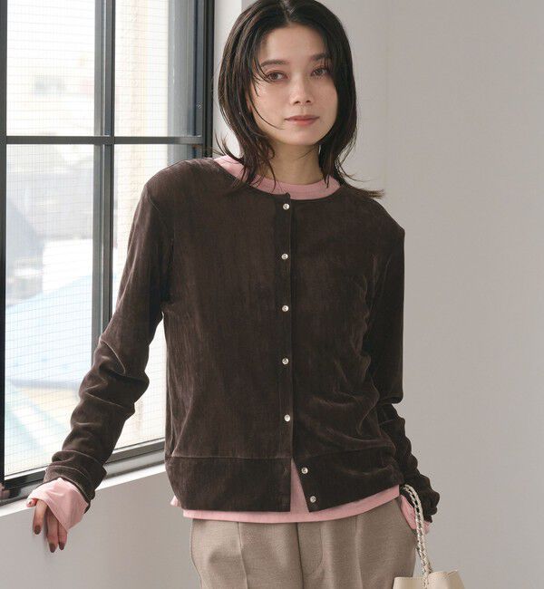 UNITED ARROWS green label relaxing「極みシアーフロッキーカーデ」|カーディガン|