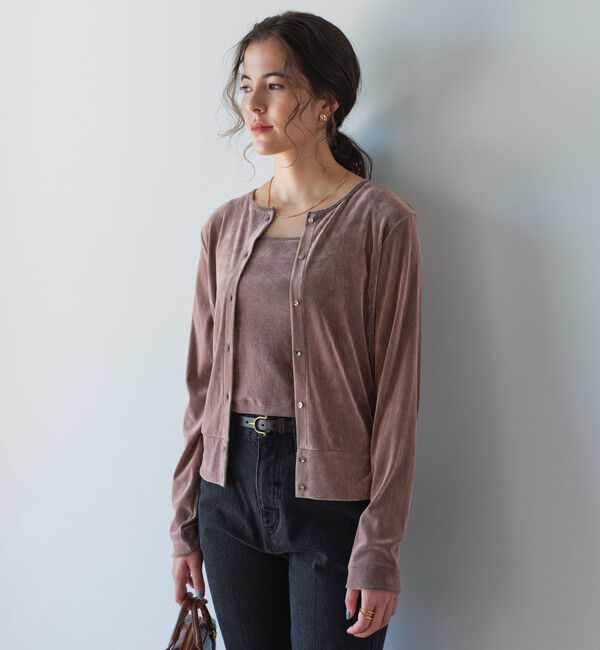 UNITED ARROWS green label relaxing「極みシアーフロッキーカーデ」|カーディガン|