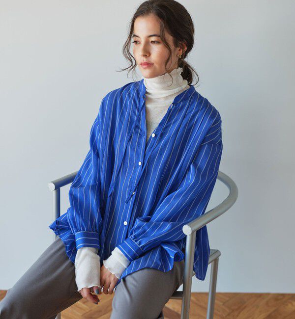 UNITED ARROWS green label relaxing「ミルフィーユフレアブラウス」|シャツ・ブラウス|