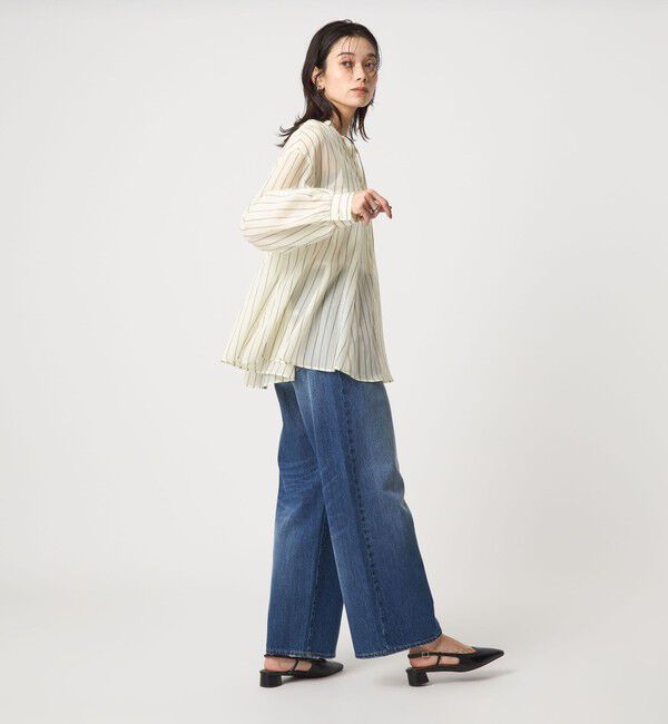 UNITED ARROWS green label relaxing「ミルフィーユフレアブラウス」|シャツ・ブラウス|