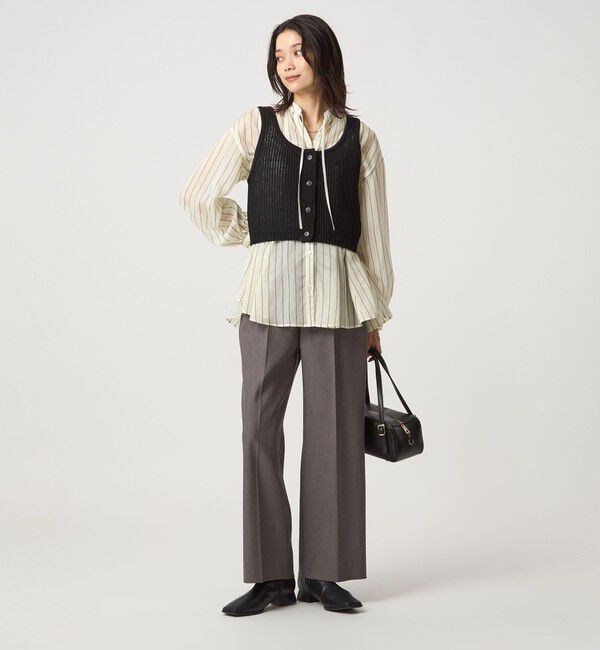 UNITED ARROWS green label relaxing「ミルフィーユフレアブラウス」|シャツ・ブラウス|