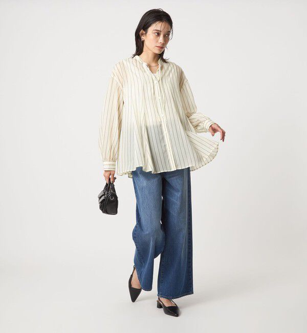 UNITED ARROWS green label relaxing「ミルフィーユフレアブラウス」|シャツ・ブラウス|