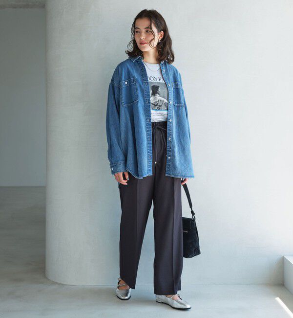 UNITED ARROWS green label relaxing「ニーハイフレアパンツ ［size SHORT/TALLあり］」|その他|