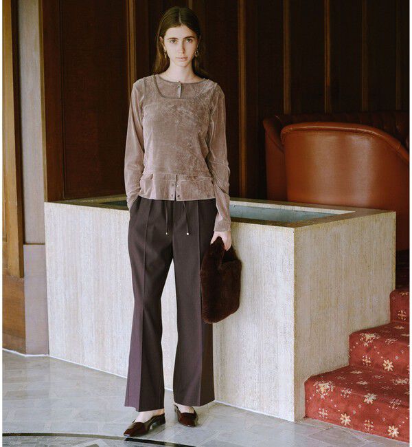 UNITED ARROWS green label relaxing「ニーハイフレアパンツ ［size SHORT/TALLあり］」|その他|