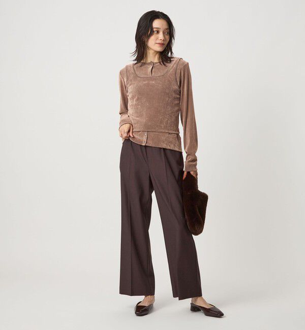 UNITED ARROWS green label relaxing「ニーハイフレアパンツ ［size SHORT/TALLあり］」|その他|