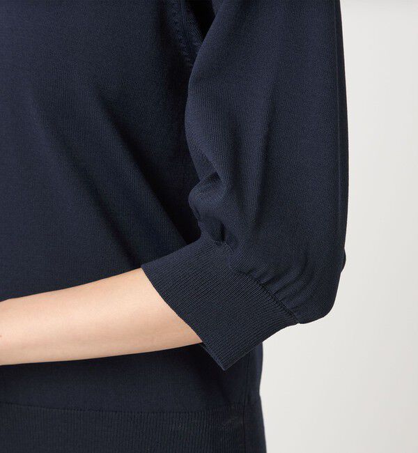 UNITED ARROWS green label relaxing「フォルムスリーブ ニット プルオーバー -ウォッシャブル-」|ニット・セーター|