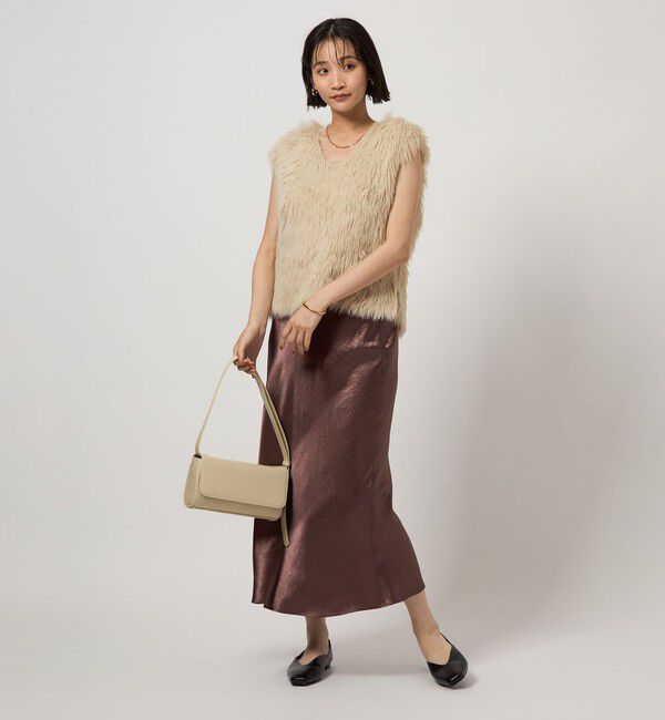 UNITED ARROWS green label relaxing「フェザー ノースリーブ プルオーバー  -ウォッシャブル-」|ベスト・ジレ|