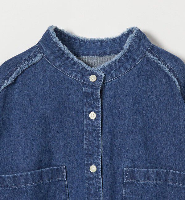 EMMEL REFINES「＜EMMEL REFINES＞EM フリンジ デニム シャツ」|シャツ・ブラウス|