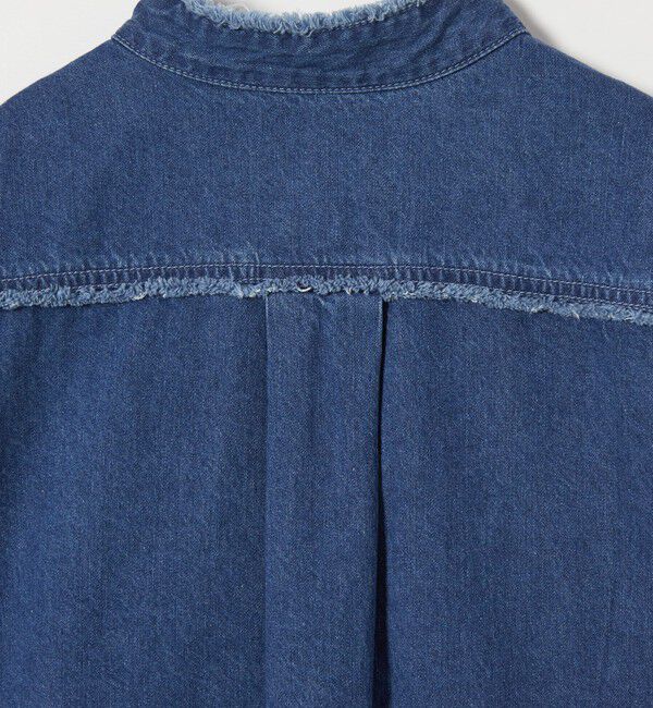 EMMEL REFINES「＜EMMEL REFINES＞EM フリンジ デニム シャツ」|シャツ・ブラウス|