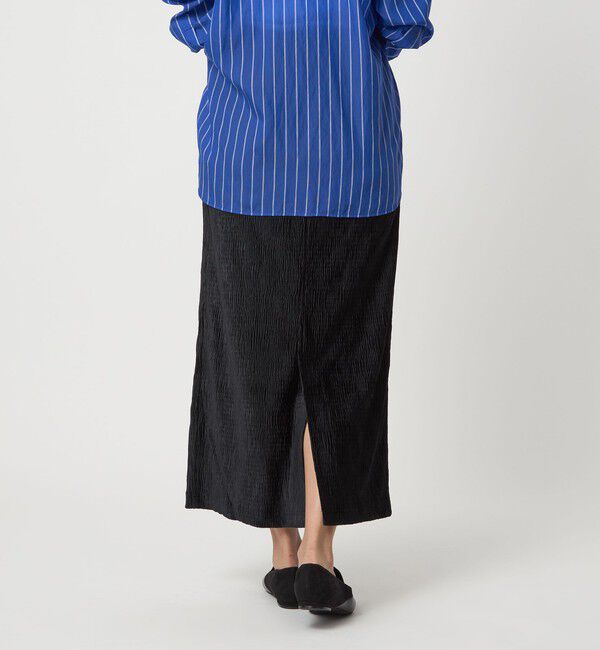 UNITED ARROWS green label relaxing「［size SHORTあり］クレープベロア タイト スカート」|タイト|