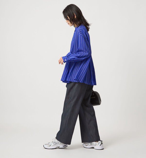 UNITED ARROWS green label relaxing「【結論シリーズ】ニーハイフレアパンツ デニム［size SHORT/TALLあり］」|デニム|