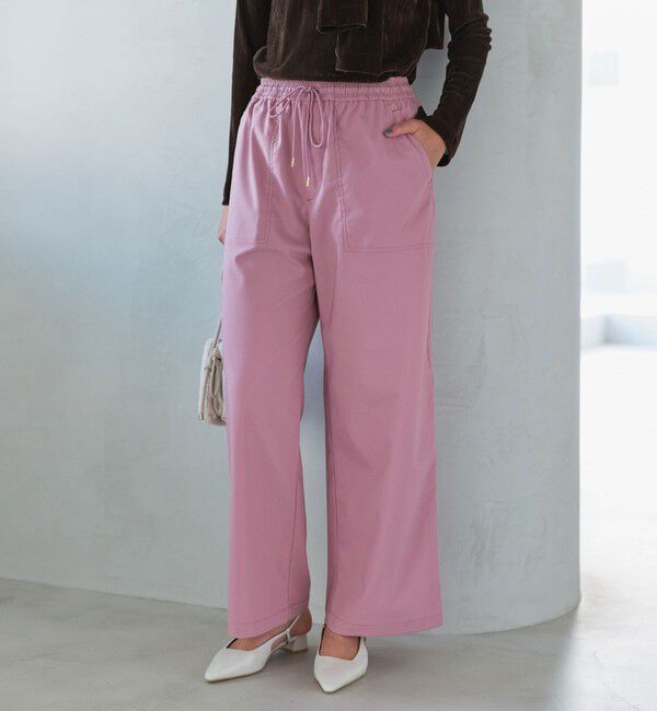 UNITED ARROWS green label relaxing「［size SHORT/TALLあり］オルマイ ツイル ベイカー パンツ」|その他|PINK