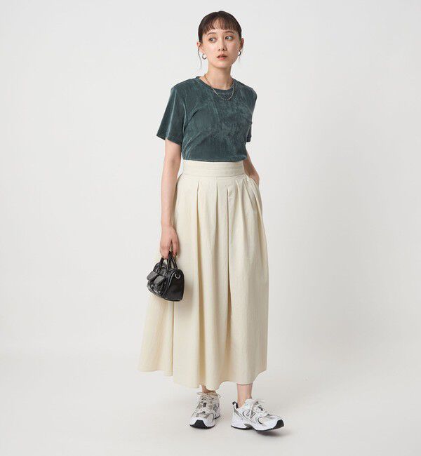 UNITED ARROWS green label relaxing「タック フレア スカート」|フレア|