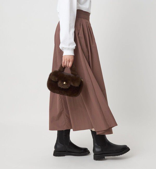 UNITED ARROWS green label relaxing「タック フレア スカート」|フレア|