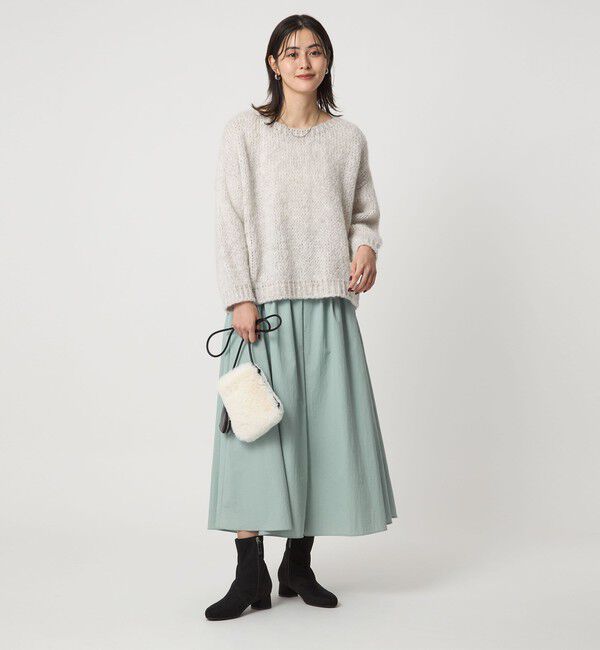 UNITED ARROWS green label relaxing「タック フレア スカート」|フレア|