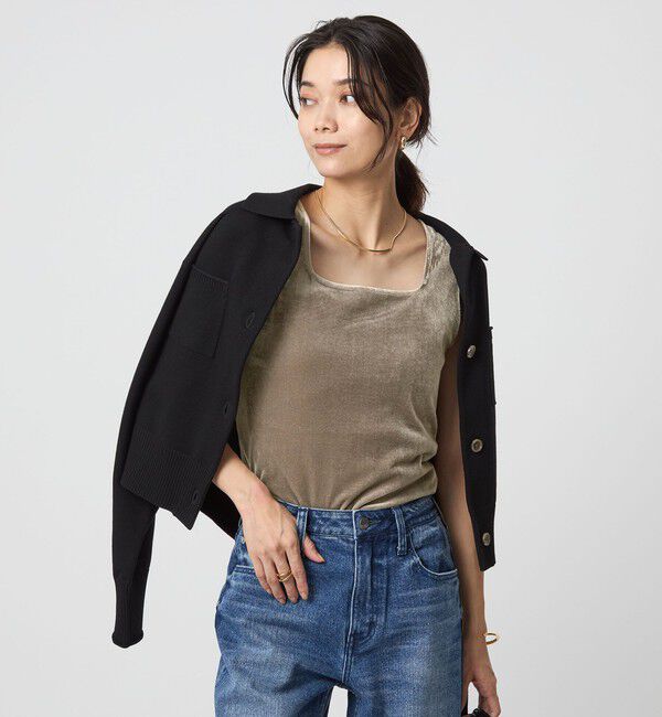 UNITED ARROWS green label relaxing「ベロア タンクトップ」|タンクトップ|