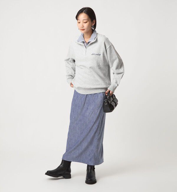 UNITED ARROWS green label relaxing「ミュージアム ロゴ ハーフジップ プルオーバー」|スウェット・ジャージ|