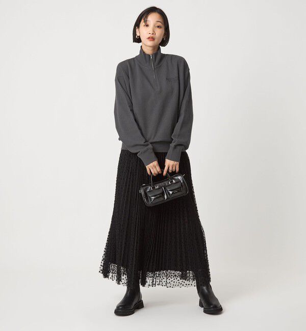 UNITED ARROWS green label relaxing「ミュージアム ロゴ ハーフジップ プルオーバー」|スウェット・ジャージ|