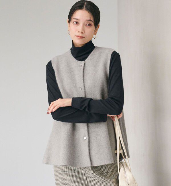 UNITED ARROWS green label relaxing「FOXブレンド セッケツ ニット ジレ」|ベスト・ジレ|