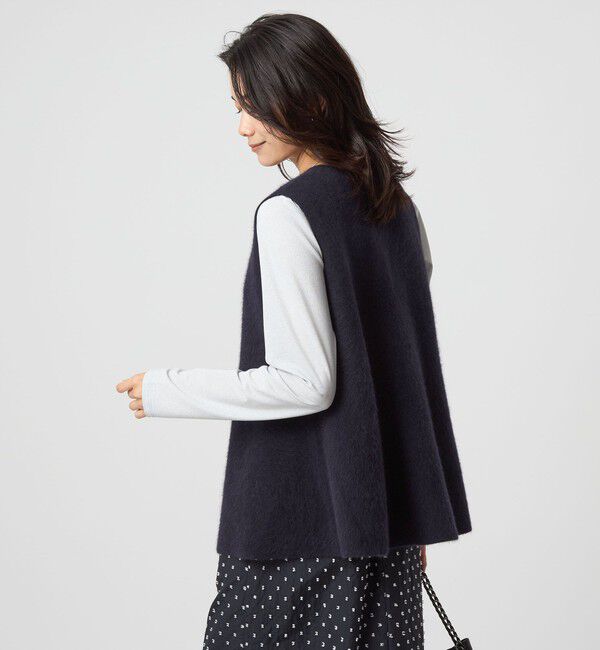 UNITED ARROWS green label relaxing「FOXブレンド セッケツ ニット ジレ」|ベスト・ジレ|