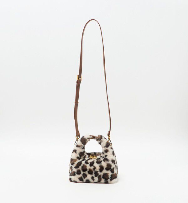 UNITED ARROWS green label relaxing「【別注】＜SINBONO＞レオパード フェイクファー バッグ」|ショルダー・メッセンジャー|