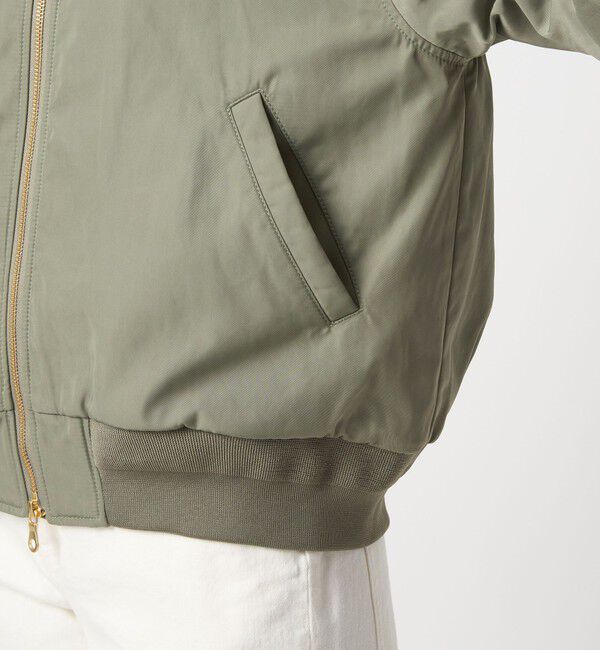 UNITED ARROWS green label relaxing「ツイル コクーン MA-1 ウォッシャブル 撥水 吸湿発熱」|ブルゾン・スタジャン|