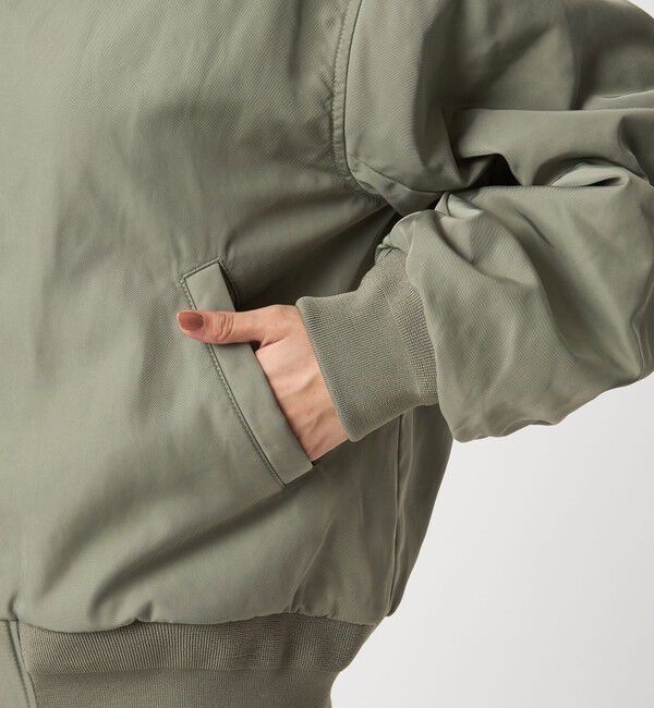 UNITED ARROWS green label relaxing「ツイル コクーン MA-1 ウォッシャブル 撥水 吸湿発熱」|ブルゾン・スタジャン|