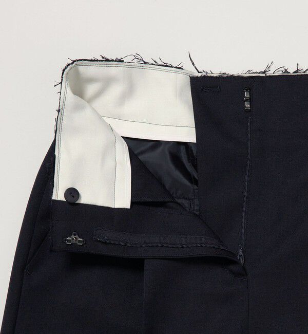 EMMEL REFINES「＜EMMEL REFINES＞EM センタープレス ウエストタチキリ パンツ」|チノ|