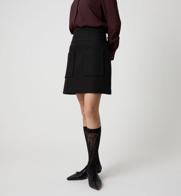 EMMEL REFINES「＜EMMEL REFINES＞EM ボンディング ミニスカート」|スカート|