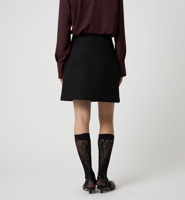 EMMEL REFINES「＜EMMEL REFINES＞EM ボンディング ミニスカート」|スカート|